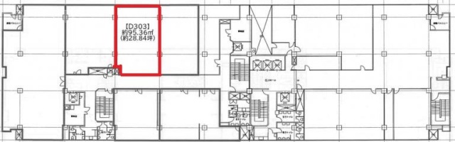 関内中央ビルD303 間取り図