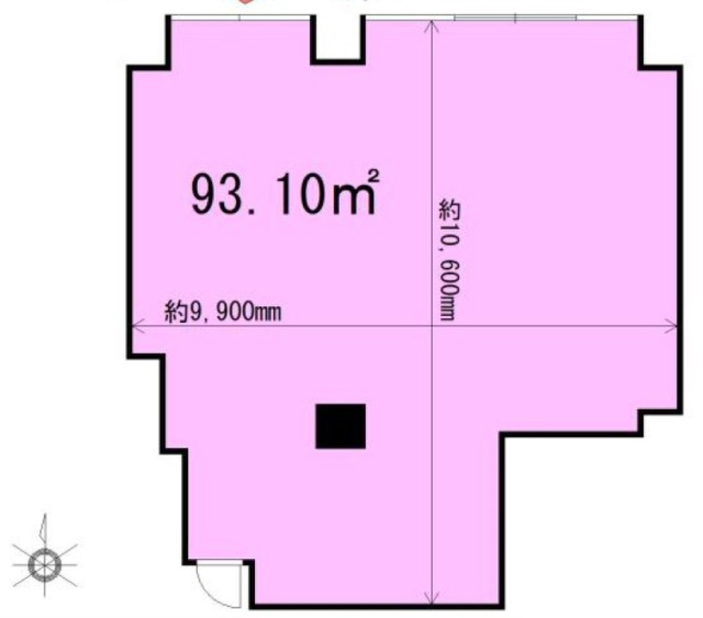 蒲田センタービル1F 間取り図