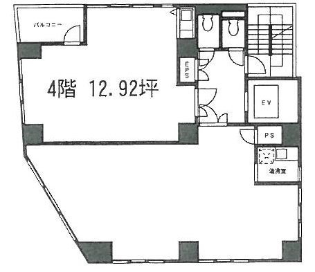 九段下SSTビル4F 間取り図