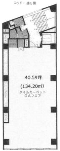 トミタビル4F 間取り図
