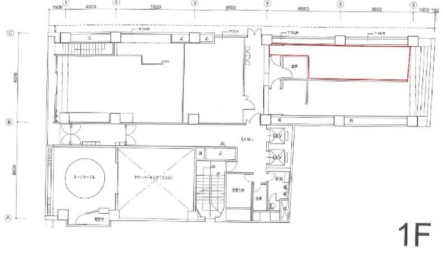 中庄ビル1F 間取り図