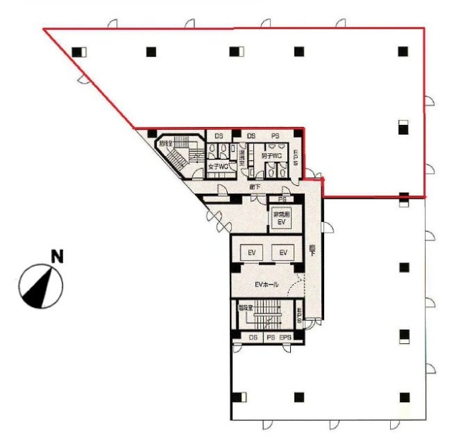 Daiwa品川Northビル7F 間取り図