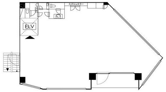 カブト上池袋ビル6F 間取り図