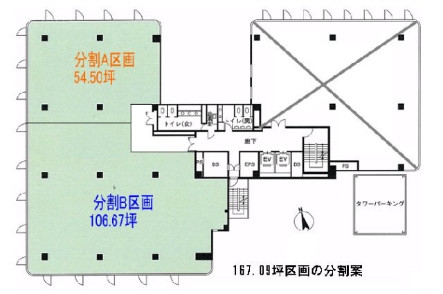 浜松町262ビル501 間取り図
