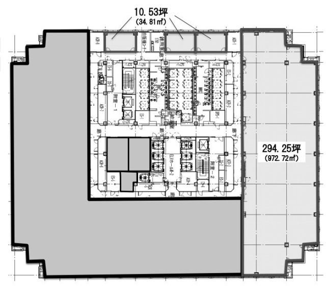 品川グランドセントラルタワー17F 間取り図
