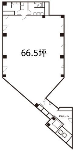 いちご芝公園ビル6F 間取り図