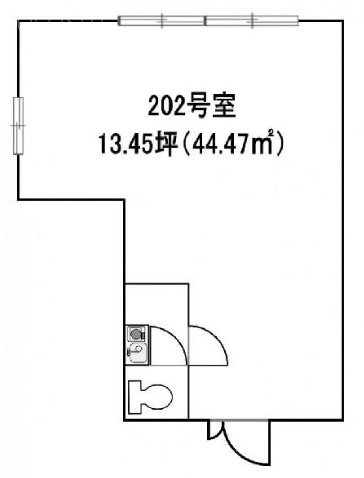 ボルベール四谷202 間取り図