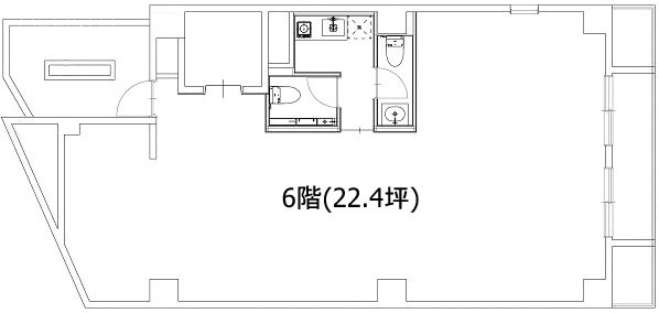EARTH SHIBAビル6F 間取り図