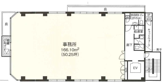 新橋エンタービル2F 間取り図