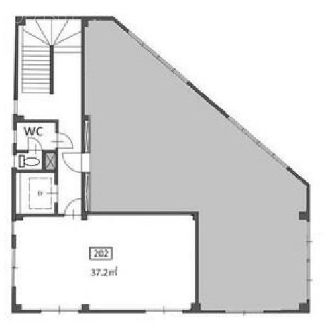 第2クレド渋谷ビル202 間取り図