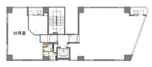 合人社東京秋葉原ビル302 間取り図