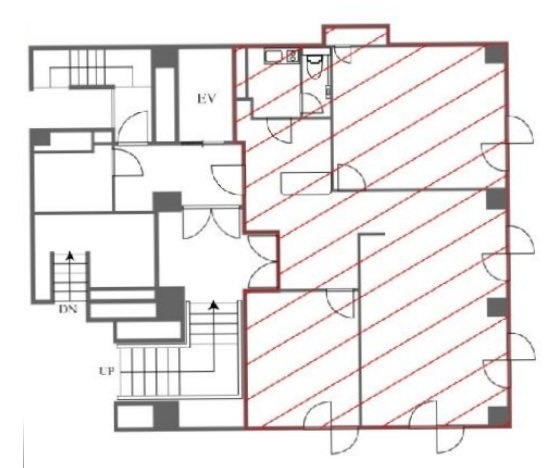 ウスイ紀尾井町ビル1F 間取り図