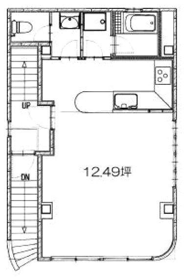 ユーエスビル2F 間取り図