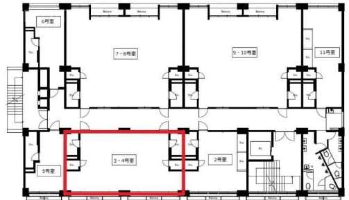 岡崎ビル503・504 間取り図