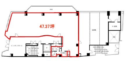 いちご半蔵門ビル1F 間取り図