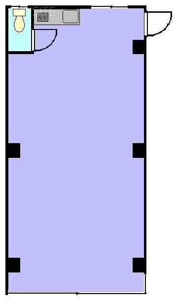 コーポ第2カワバタビル1F 間取り図