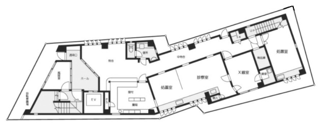 経堂整形外科(きょうどうせいけい)ビル1F 間取り図