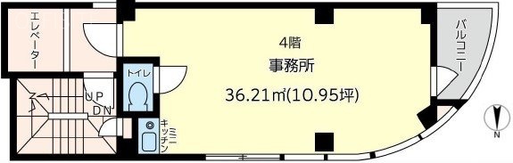 アーク錦町ビル4F 間取り図