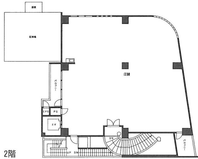 マイスクエア(MY SQUARE)ビル2F 間取り図