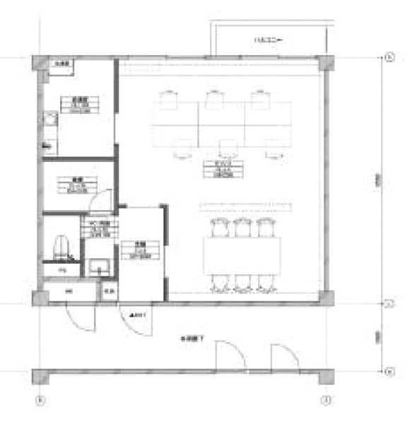 赤坂七番館406 間取り図