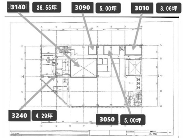 築地KYビル3140 間取り図