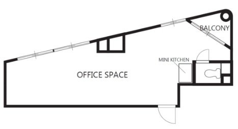 カレスプレイス上野毛203 間取り図