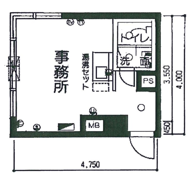 グローリア宮益坂Ⅲ704 間取り図