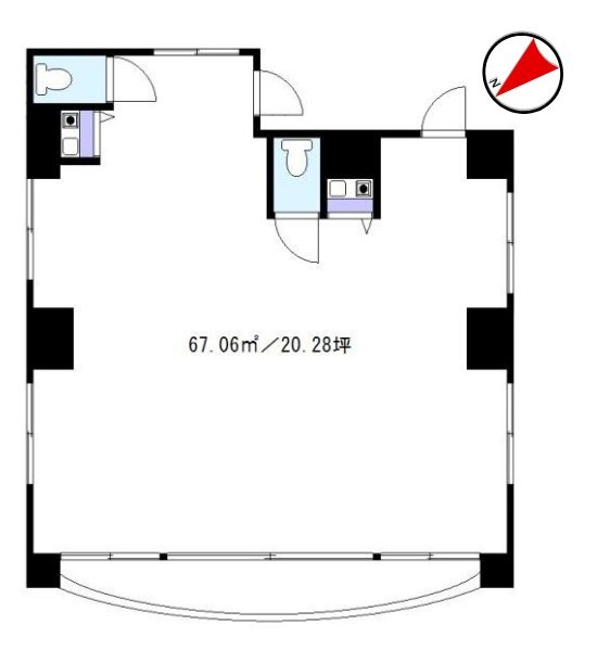 クレッセント武蔵小山Ⅱ201 間取り図