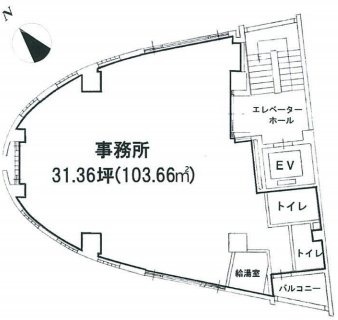 メイプルヒルズ千駄ヶ谷4F 間取り図