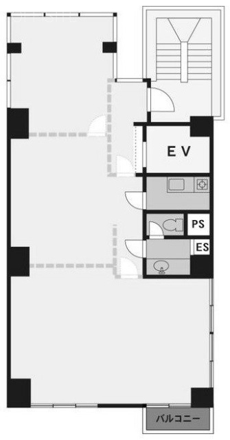 但馬ビル(タジマビル)6F 間取り図
