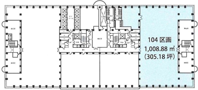 新宿アイランドタワー42104 間取り図