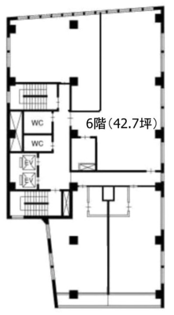 西脇ビル6F 間取り図