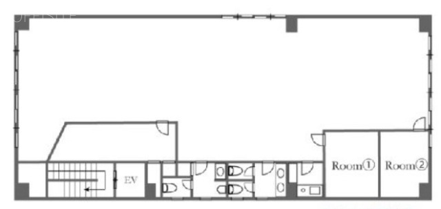 新麻布十番ビル2F 間取り図