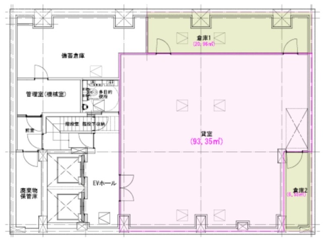 SUGIURA GINZAB1F 間取り図