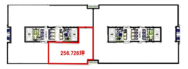芝パークビルA館 間取り図