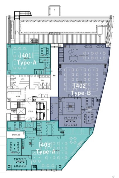 X-BASE SHIBUYA403 間取り図