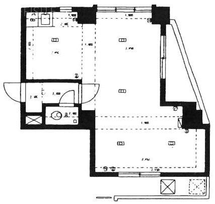 神田セントラルプラザ801 間取り図