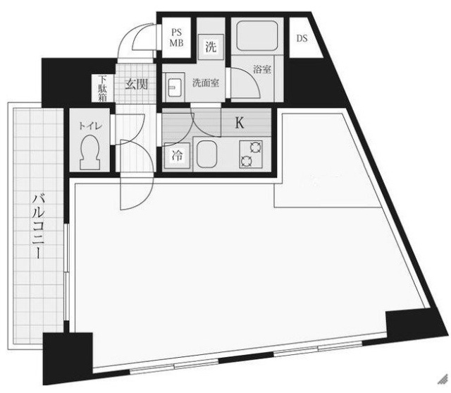 ラシクラスEX東京ベイ4F 間取り図