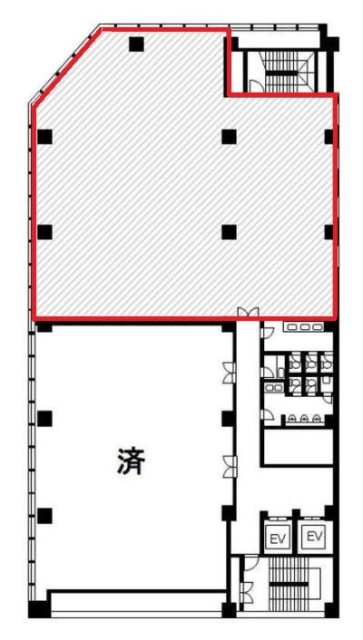 五反田中央ビルA 間取り図