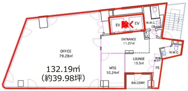 MA SQUARE AKIHABARA8F 間取り図