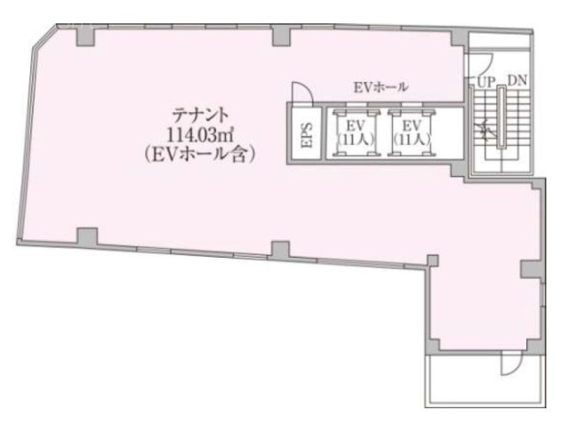 S-cube(north)2F 間取り図