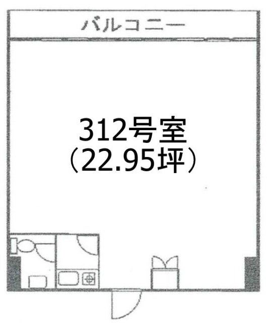 東京セントラル表参道312 間取り図