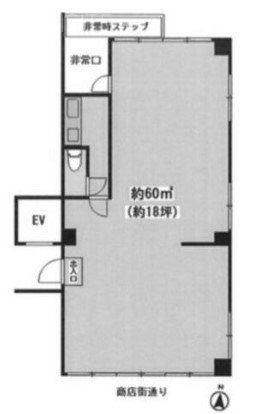 鵠沼(くげぬま)ビル502 間取り図
