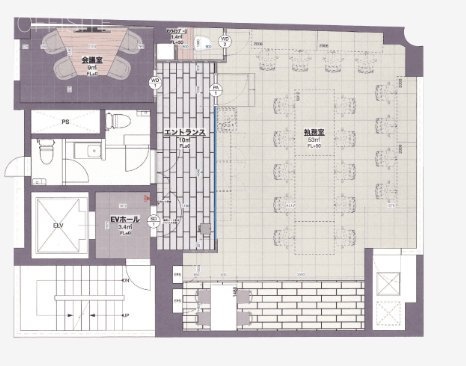 南青山Dビル4F 間取り図