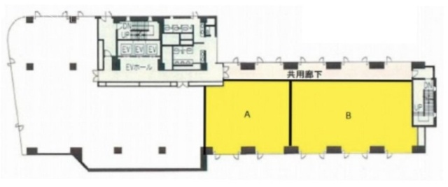 DUO西新宿302B 間取り図