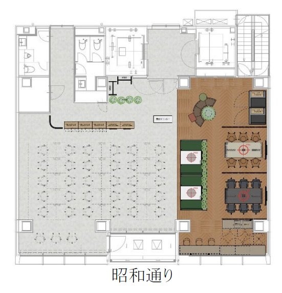合人社江戸日本橋ビル4F 間取り図