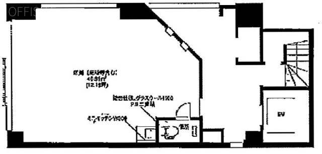KT-Ⅱビル1F 間取り図