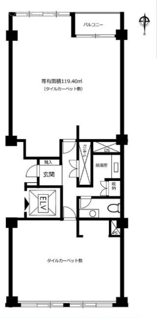 グリーンファンタジアビル7F 間取り図