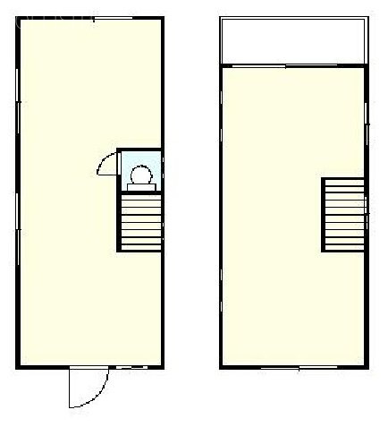 戸越銀座駅前ビル3F~4F 間取り図