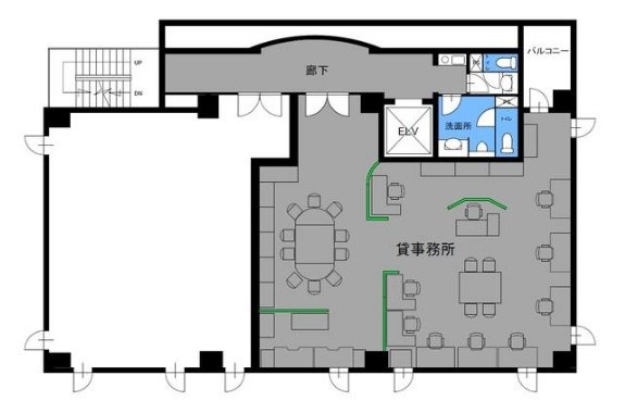 ジャロックビル4F 間取り図